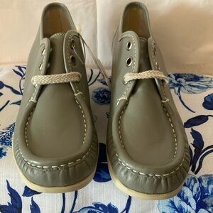 Comfort Club Vintage Style Women’s 6M Gray Leather Upper Made USA NWT Shoes